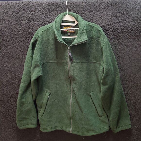 Bronte Mens Fleece Jacket Green Size UK Large 100% Polyester Antipilling Fleece - Picture 12 of 12